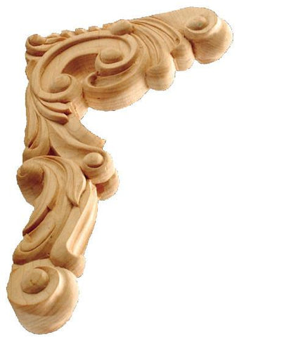 Corbel - Acanthus Leaf Brackets - fireplace mentals, wainscoting, cornice, decorative corbels, architectural corbels